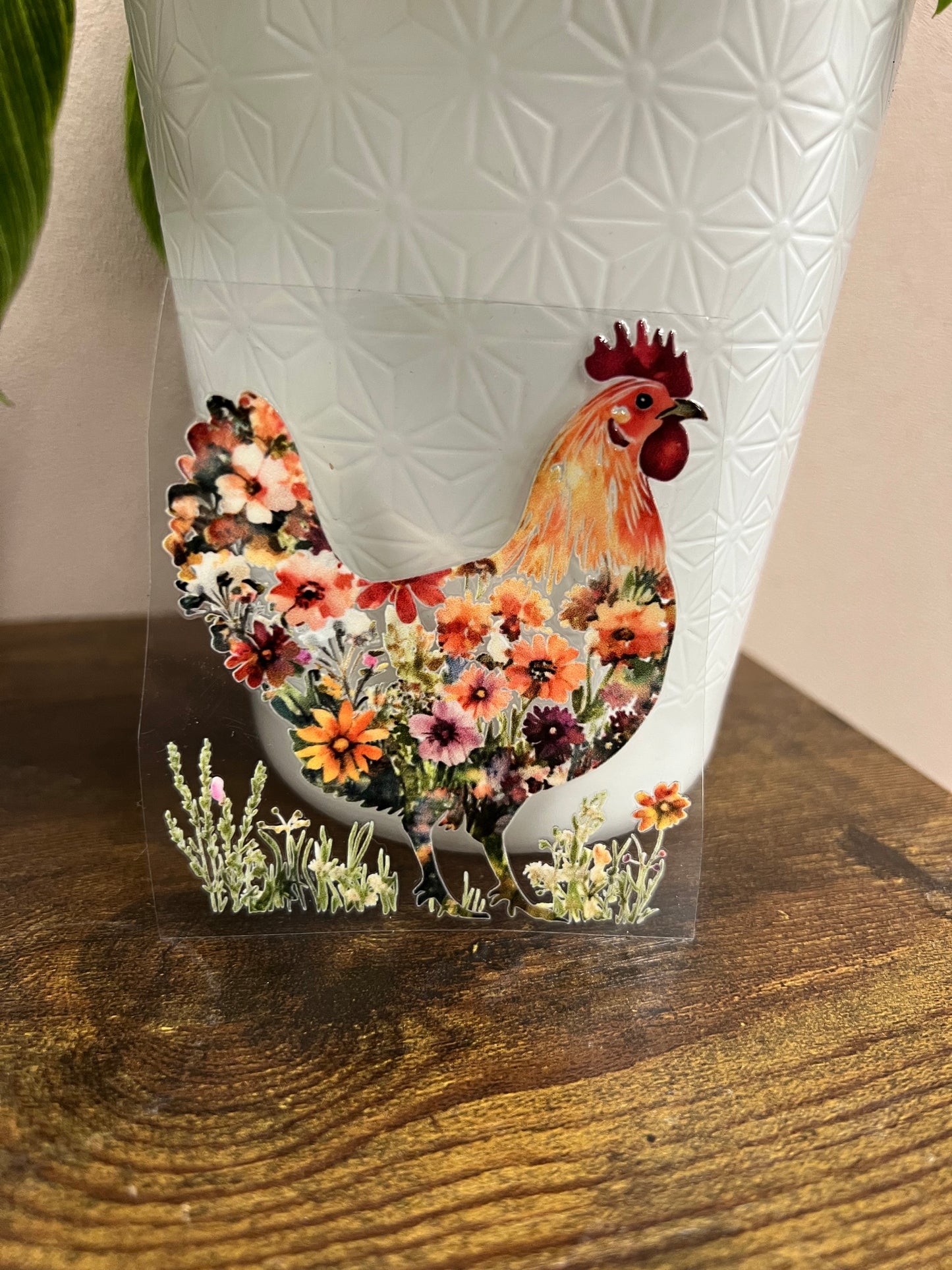 Chicken UVDTF decal