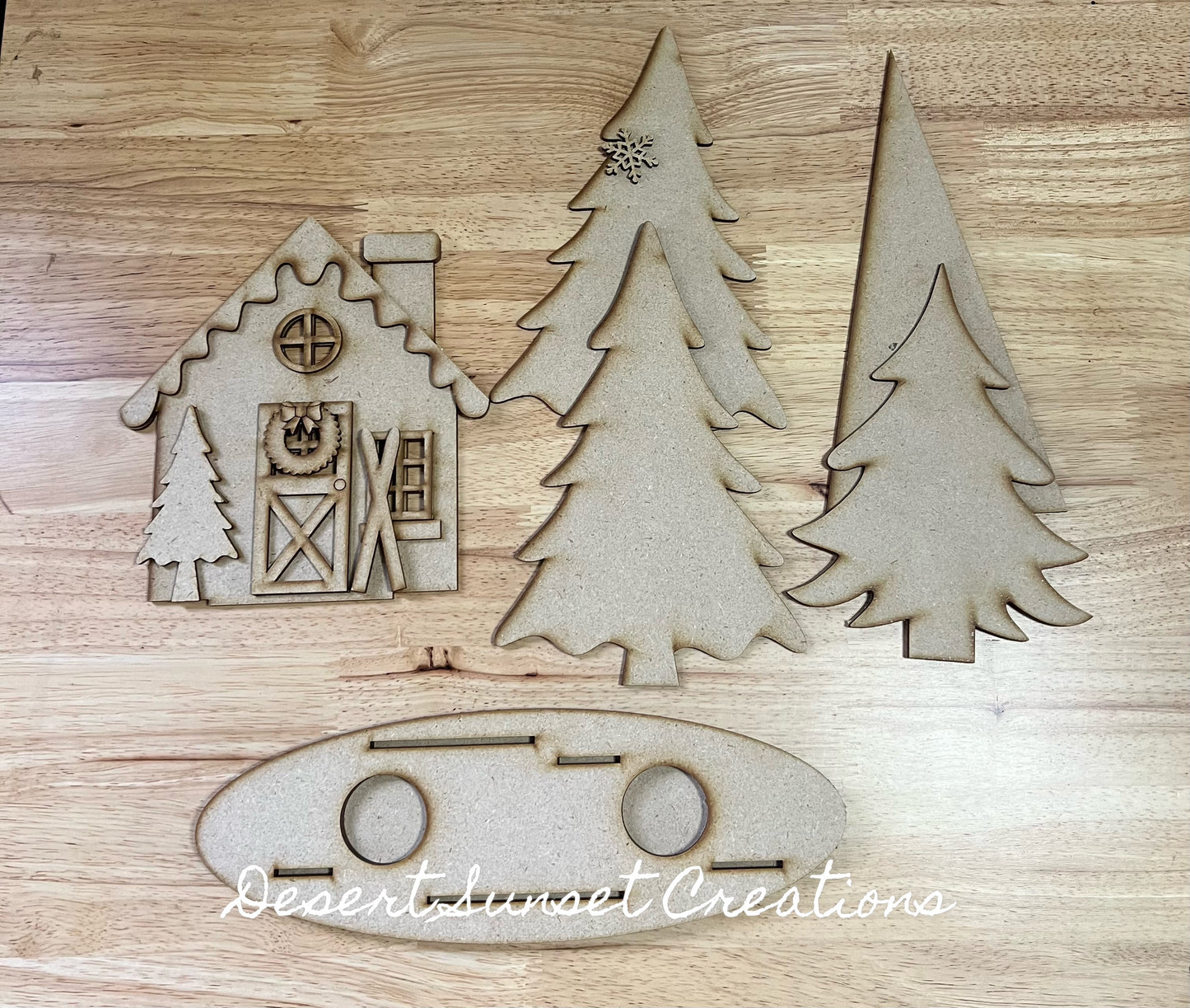 DIY Winter Cabin Mantle Decor Kit- Winter Cabin Collection