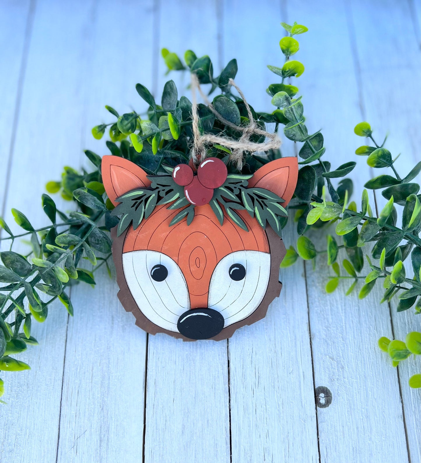 Woodland Animal Decor, Baby Shower Decorations, Faux Wood Slice Ornaments, Wood Holiday Accents, Woodland Nursery Decor, Woodland Ornaments