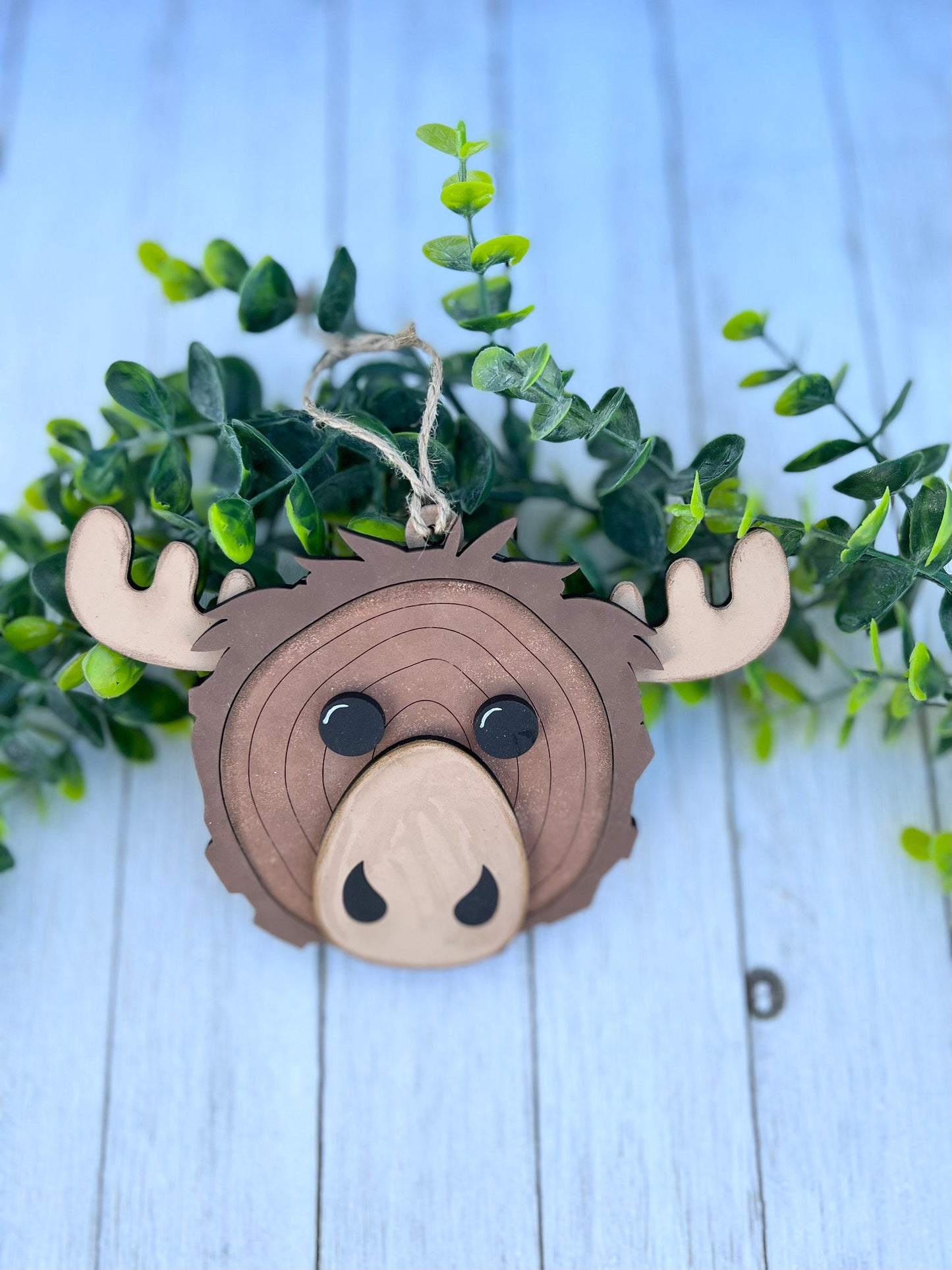 Woodland Animal Decor, Baby Shower Decorations, Faux Wood Slice Ornaments, Wood Holiday Accents, Woodland Nursery Decor, Woodland Ornaments