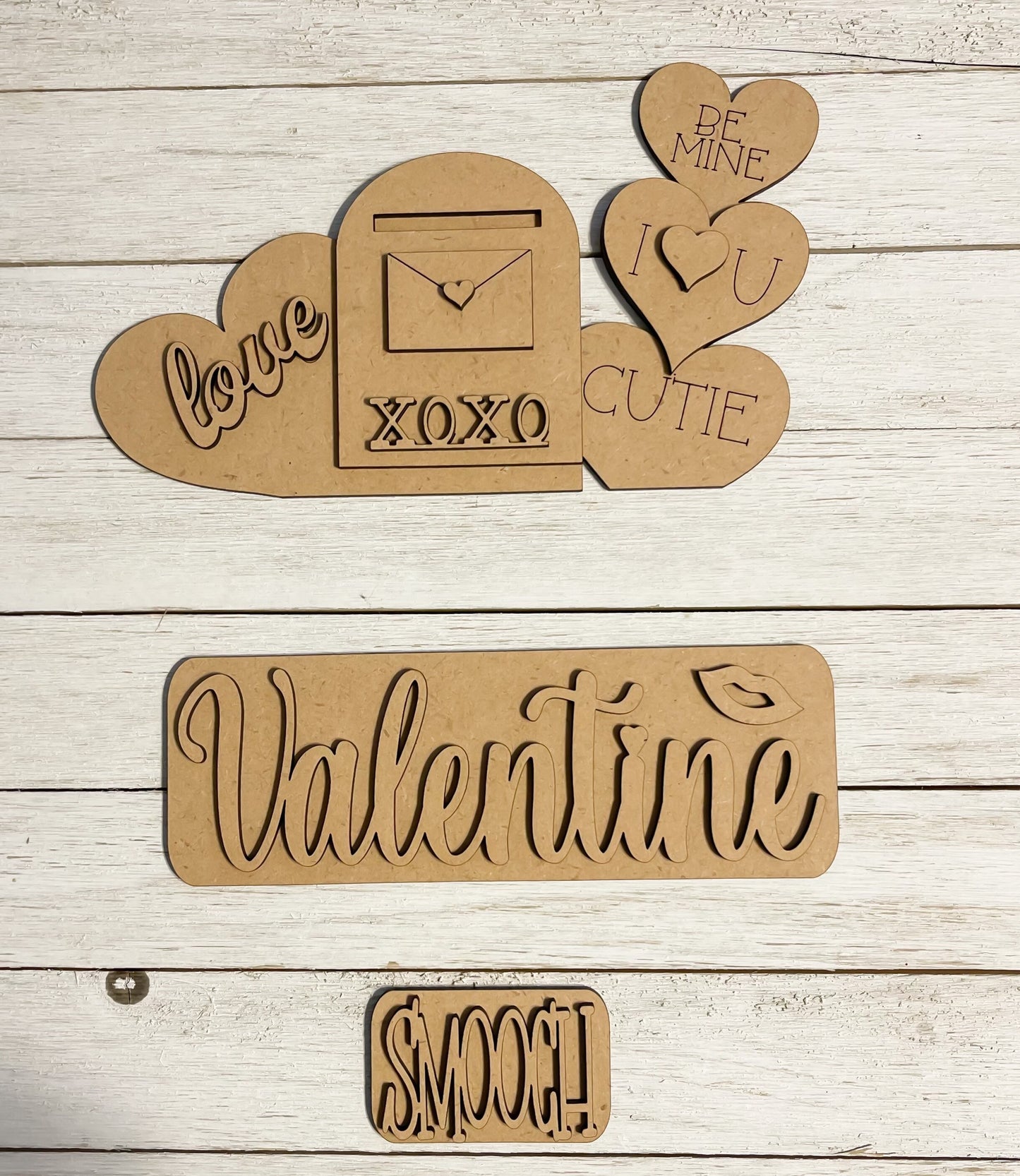 DIY Paintable Wood Valentines Truck, DIY Valentines Decor, Blank Wood Truck with Interchangeable Insert Options, Paintable Wood