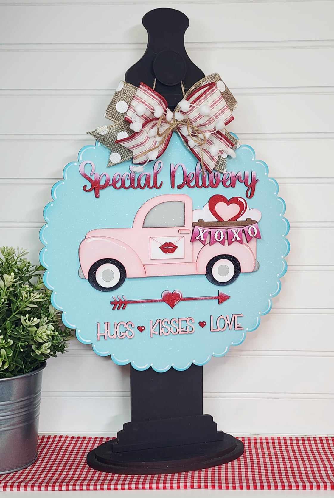 Special Delivery Wood Blanks Valentines Hanging Sign