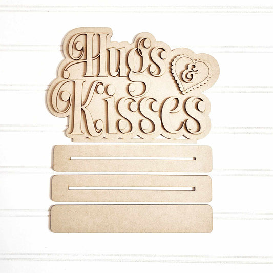 Hugs & Kisses Wood Blanks