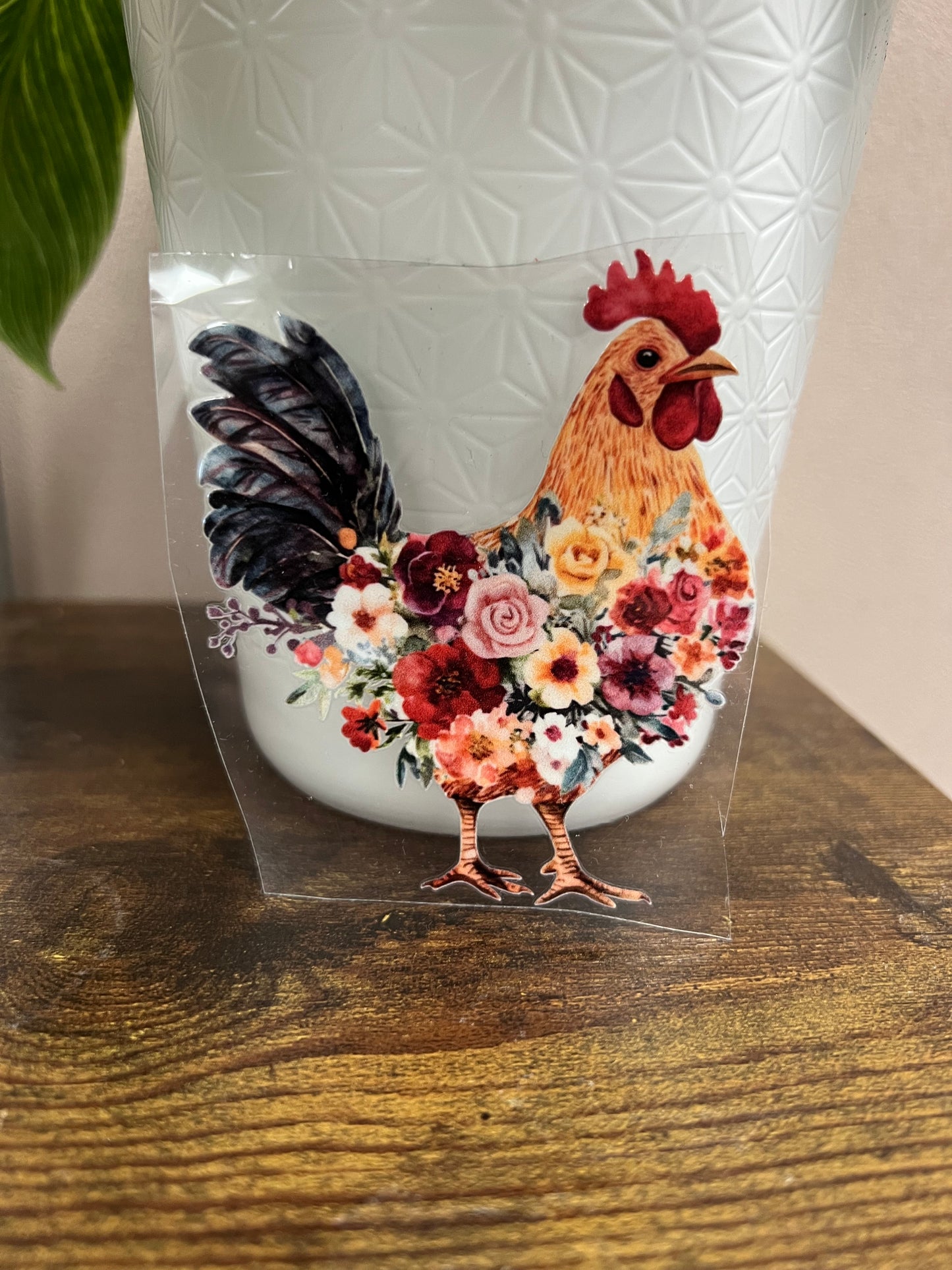Chicken UVDTF decal