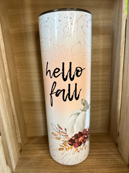 Hello Fall Tumbler