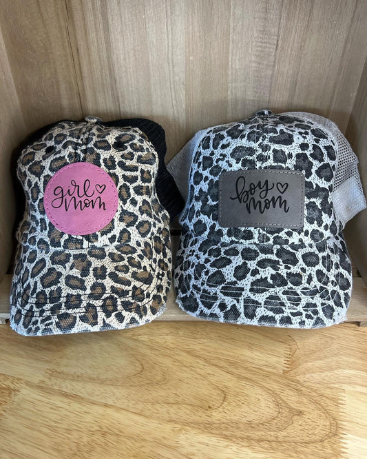 Boy Mom Girl Mom Trucker Hat