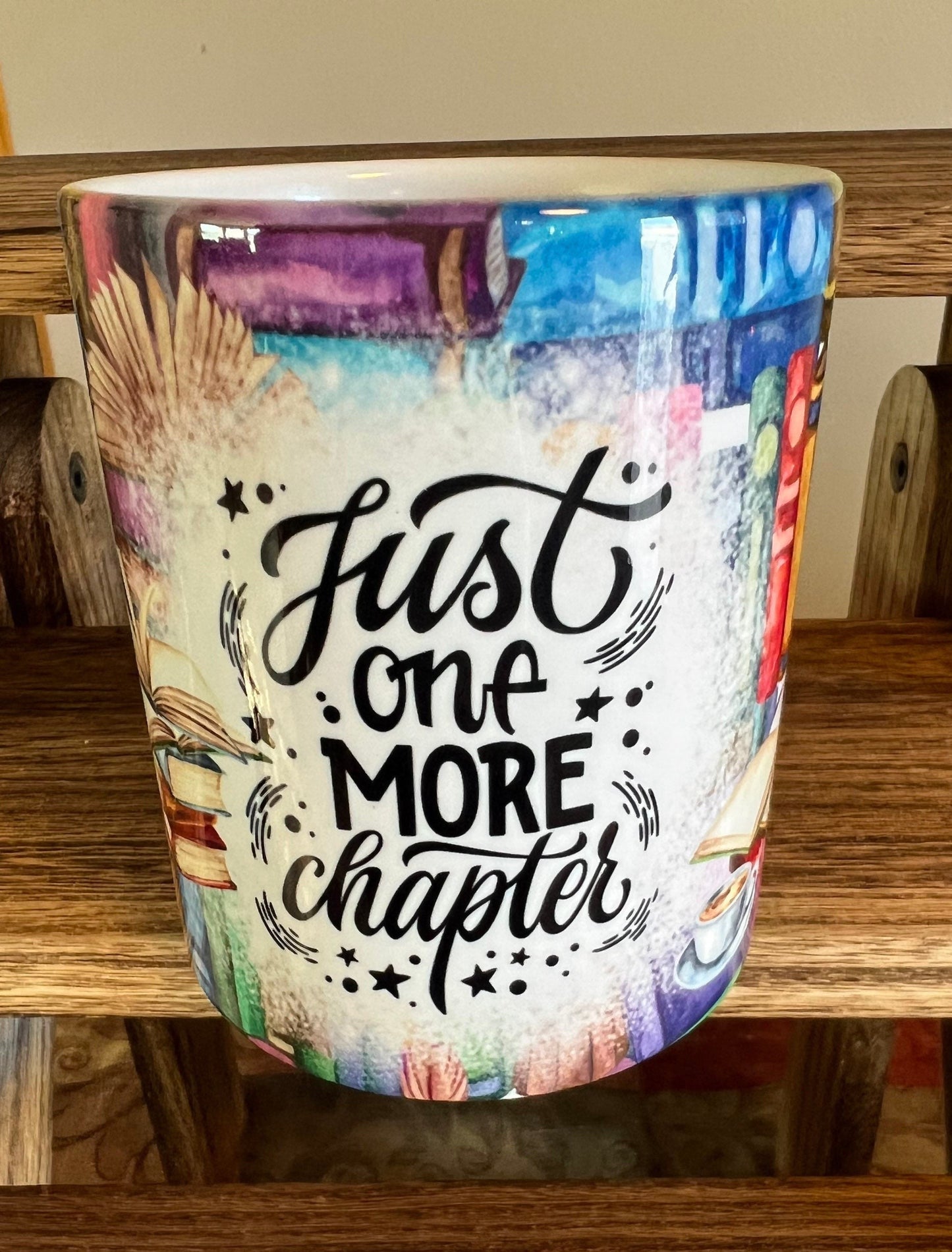 Just One More Chapter 11 oz mug | reading addict | gift for book addict | Gift For Friend | Book Worm